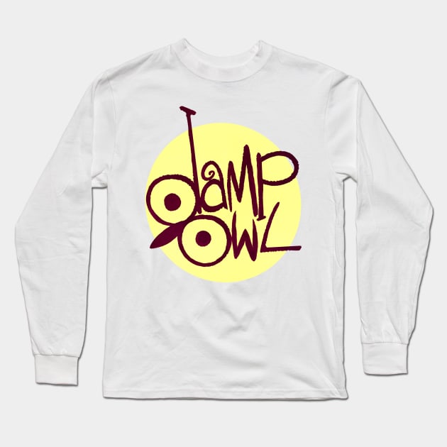 DAMP OWL Logo Long Sleeve T-Shirt by DampOwl